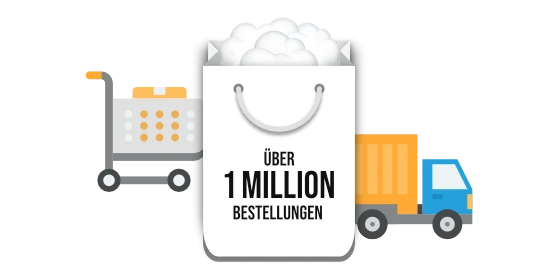 Vape Shop mit über eine Million Bestellungen